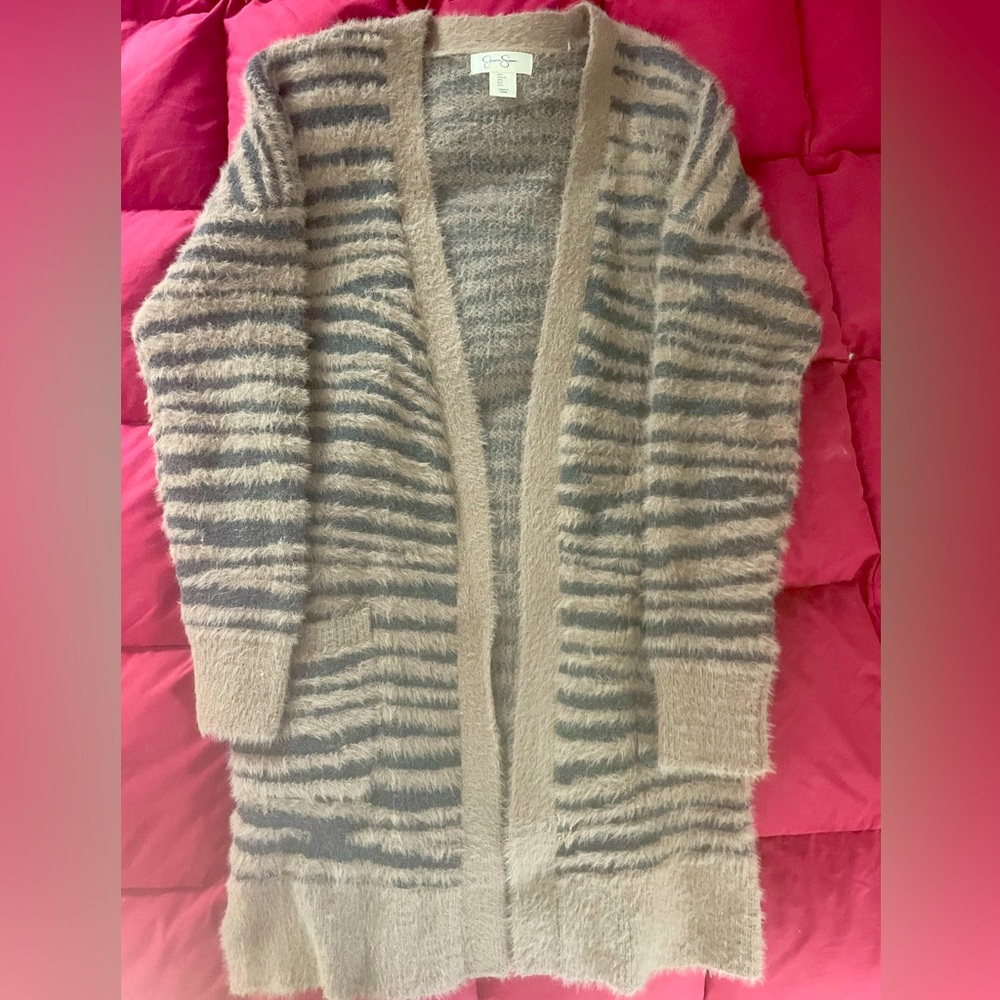 Jessica Simpson cougar style long cardigan